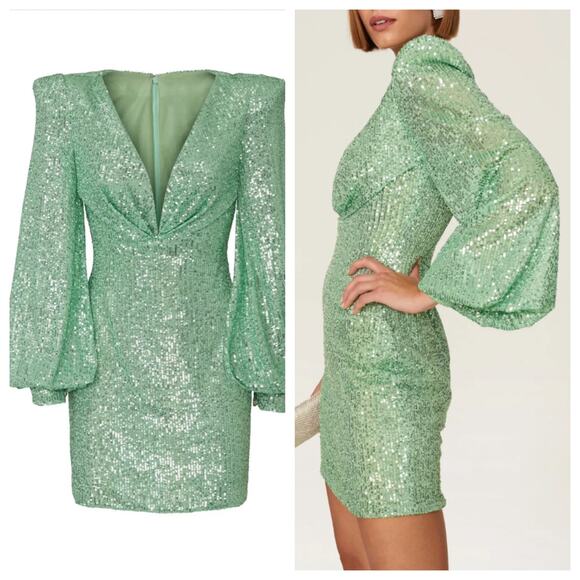 Ieena for Mac Duggal Mini Dress - Picture 2 of 10